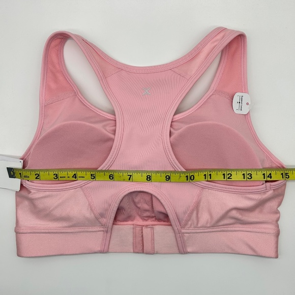 Xersion Women's Medium Support Sports Bra Shine Pink Rose Size M L XL - Picture 10 of 12